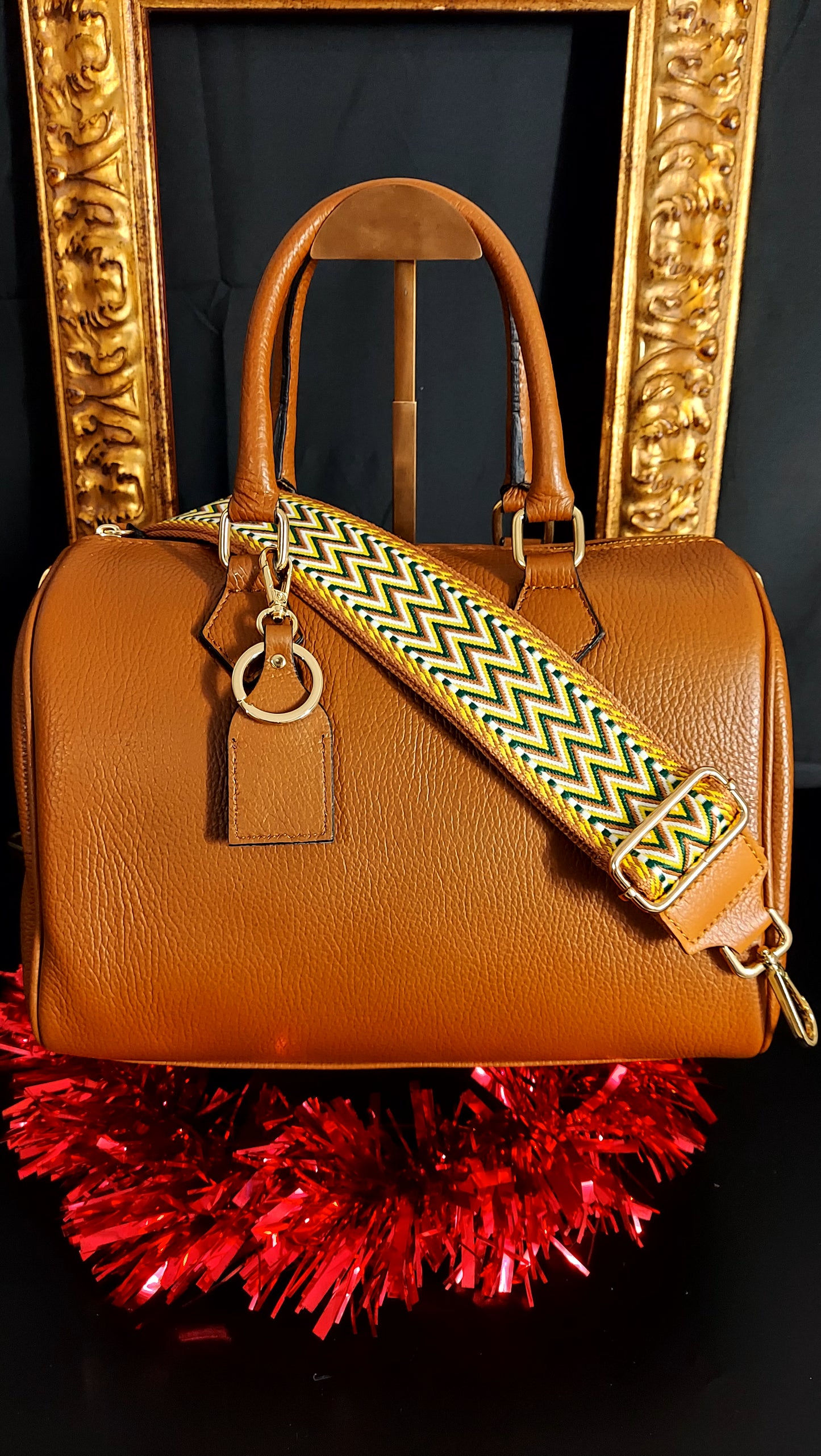 Bauletto Maxi CUOIO con Tracolla Abbinata - 7 Varianti