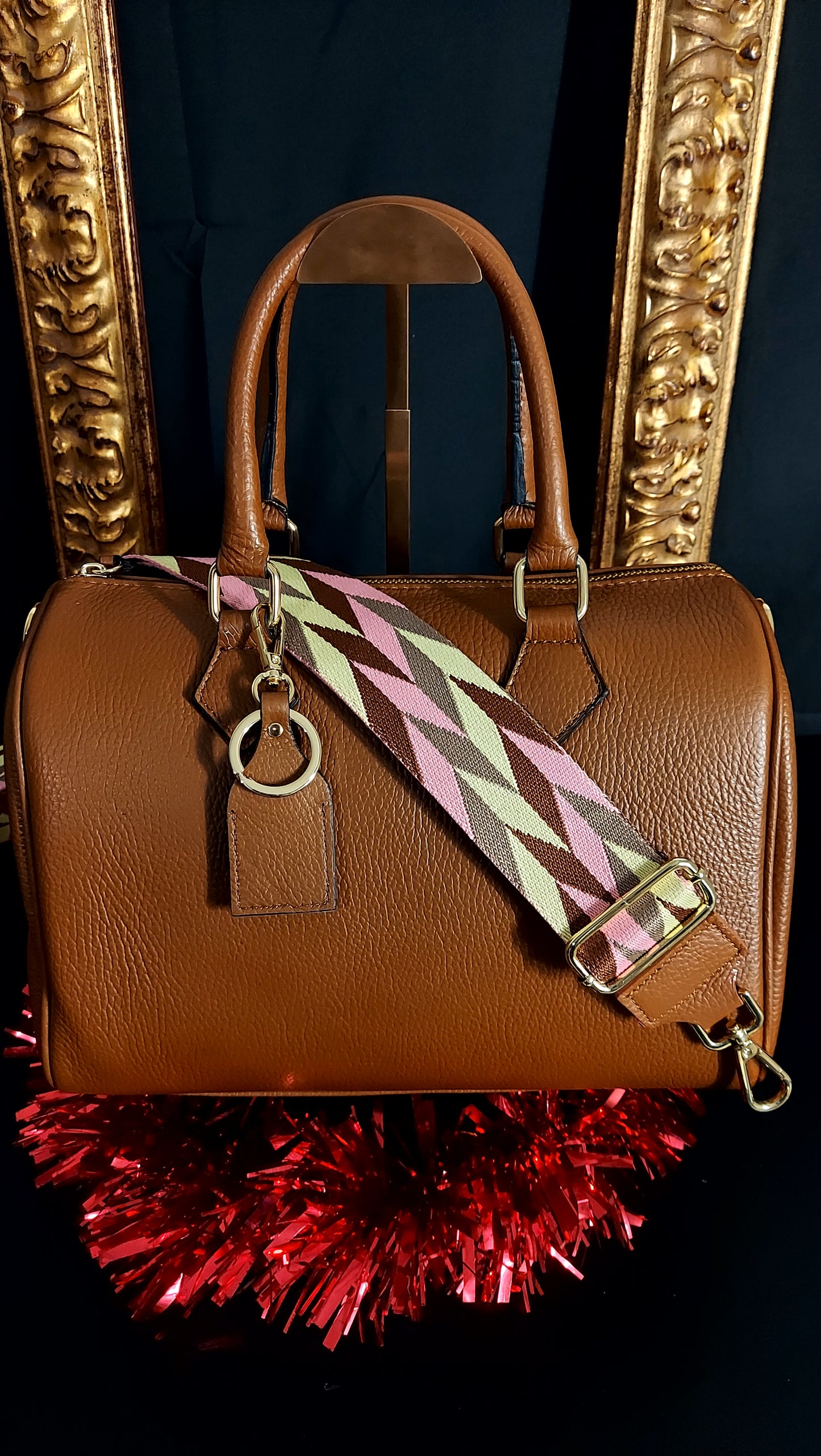 Bauletto Maxi CUOIO con Tracolla Abbinata - 7 Varianti