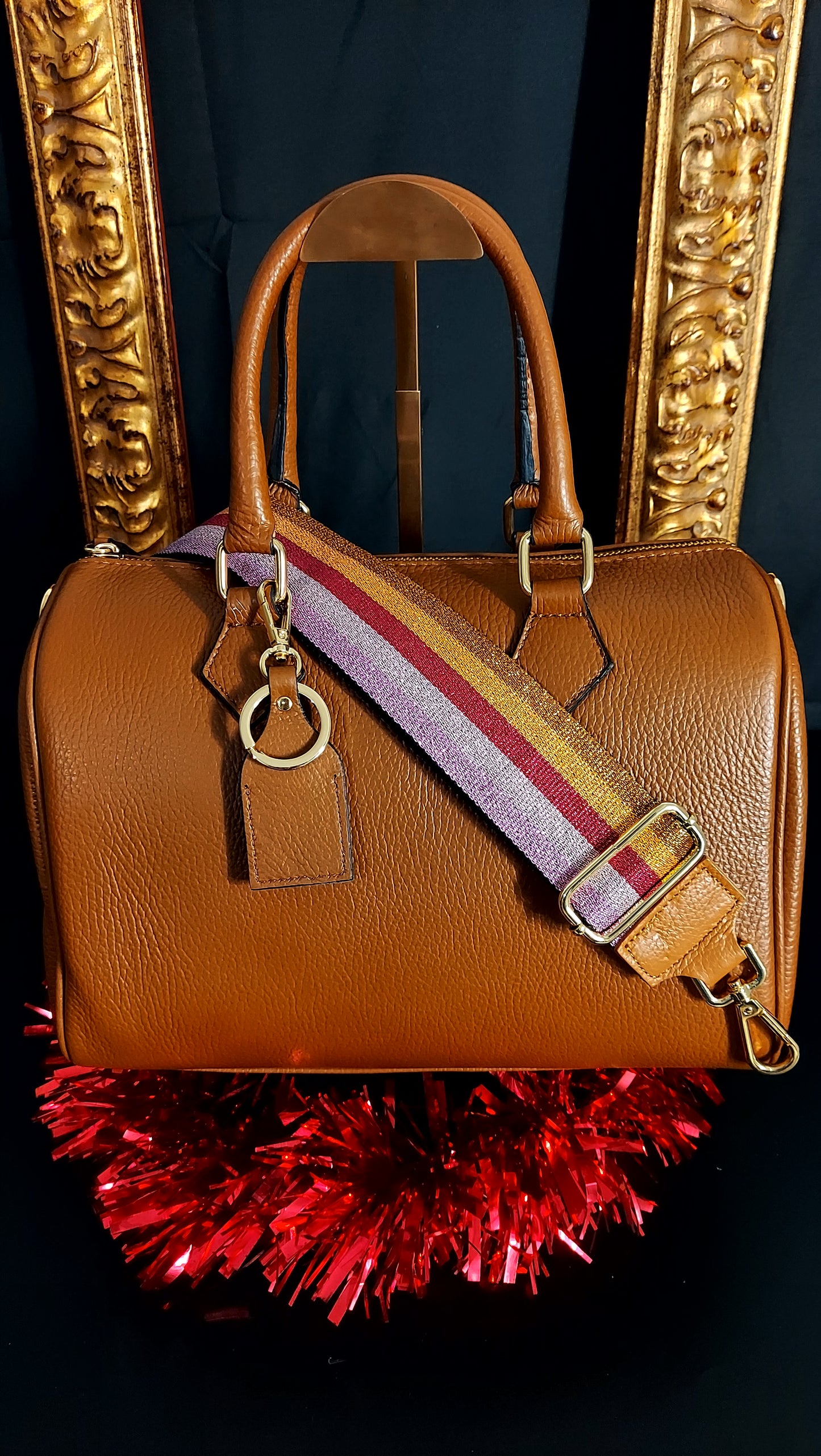Bauletto Maxi CUOIO con Tracolla Abbinata - 7 Varianti