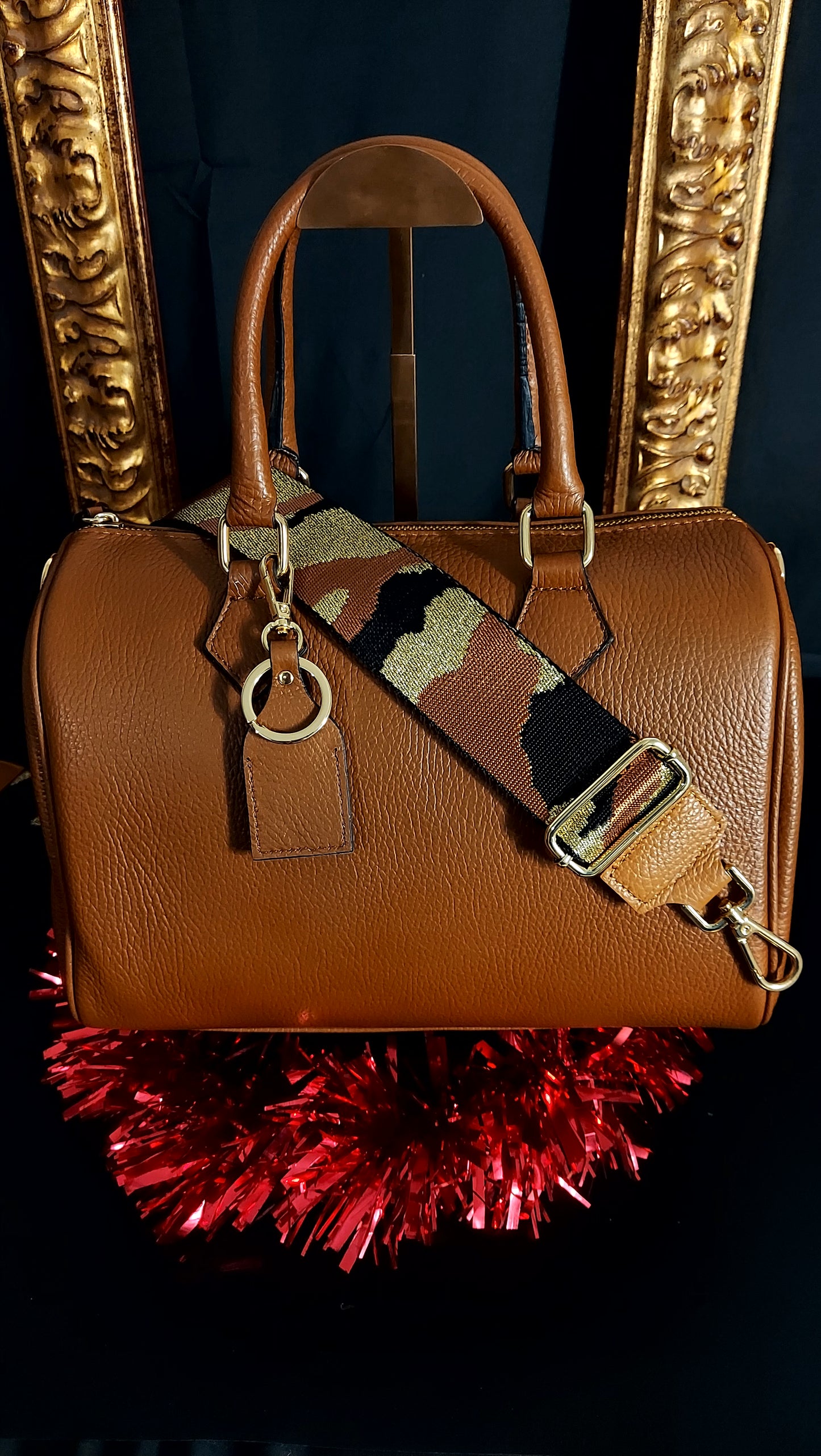 Bauletto Maxi CUOIO con Tracolla Abbinata - 7 Varianti
