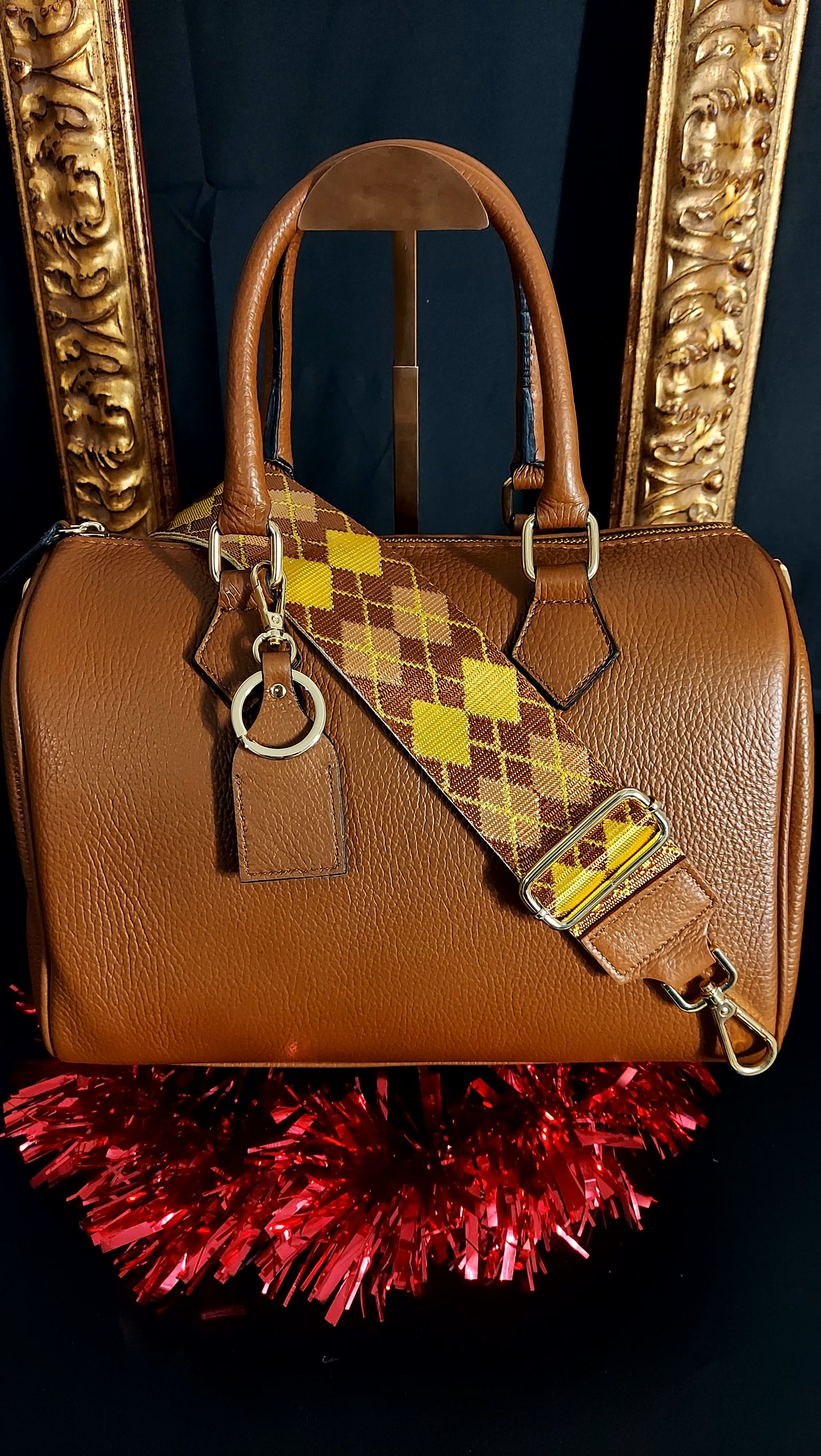 Bauletto Maxi CUOIO con Tracolla Abbinata - 7 Varianti