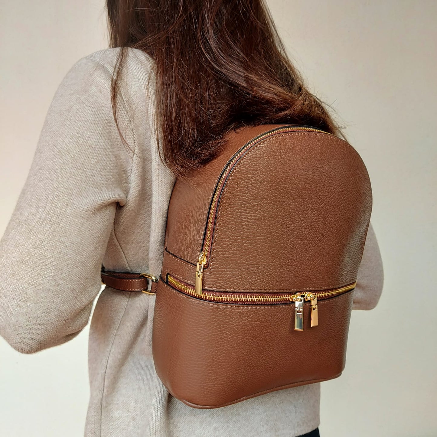 Zaino Classic in vera pelle - 8 colorazioni