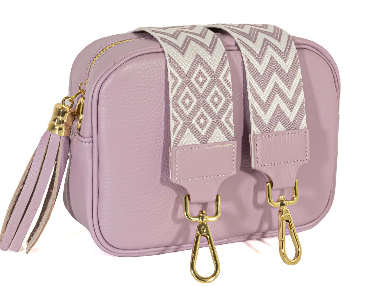 Camera Bag LILLA con Tracolla Abbinata - 5 Varianti