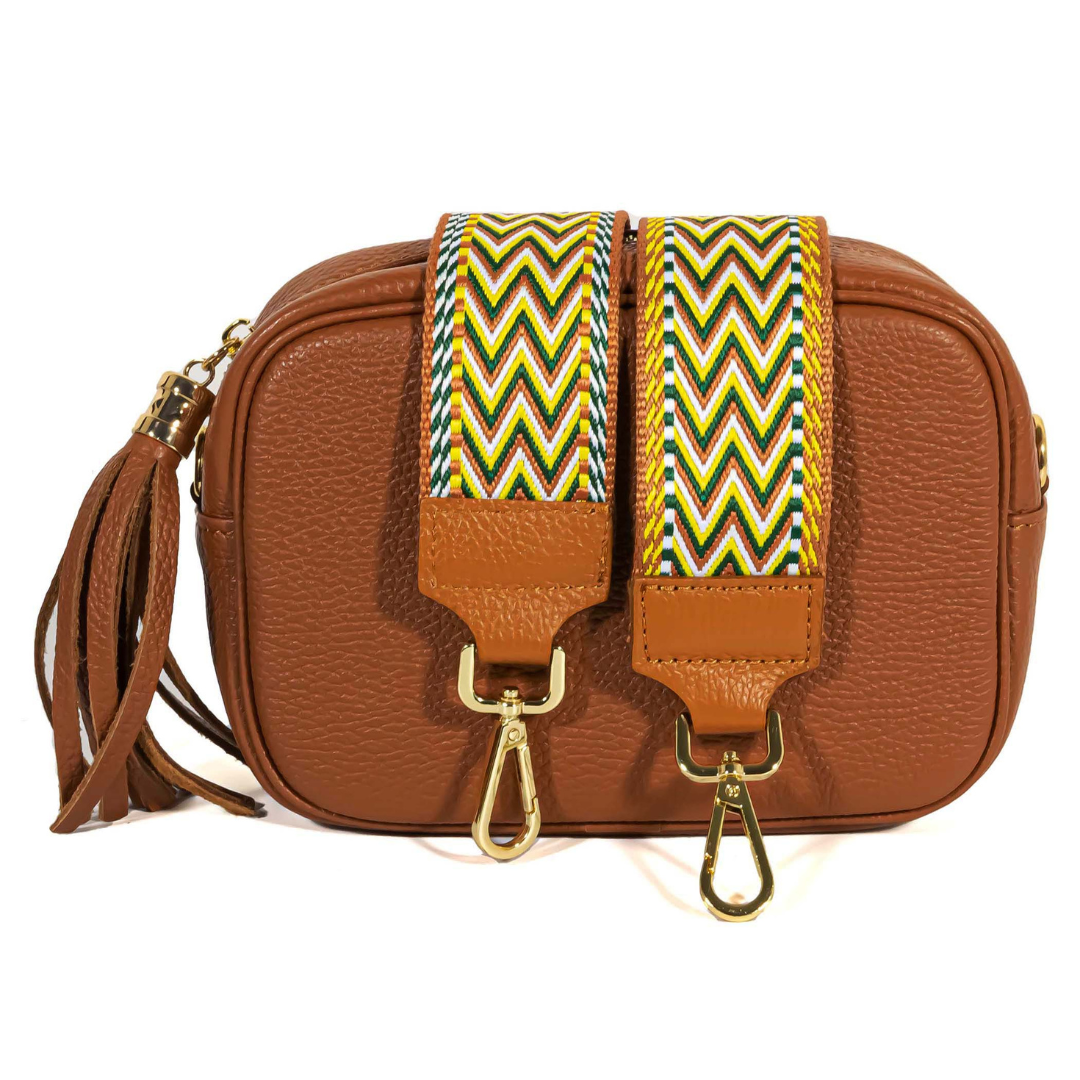 Camera Bag CUOIO con Tracolla Abbinata - 21 Varianti