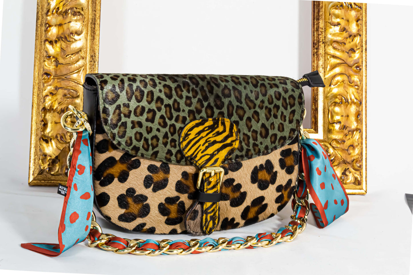 Mezzaluna in CAVALLINO con Catenina Foulard - 6 Varianti