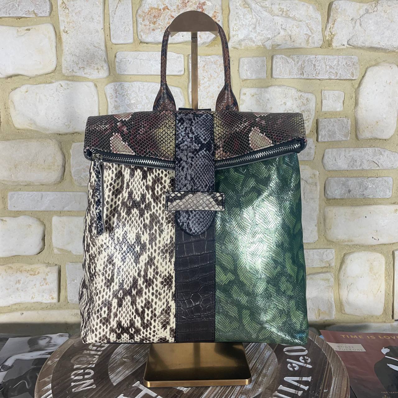 Zaino Eccentric in vera pelle (7 varianti)