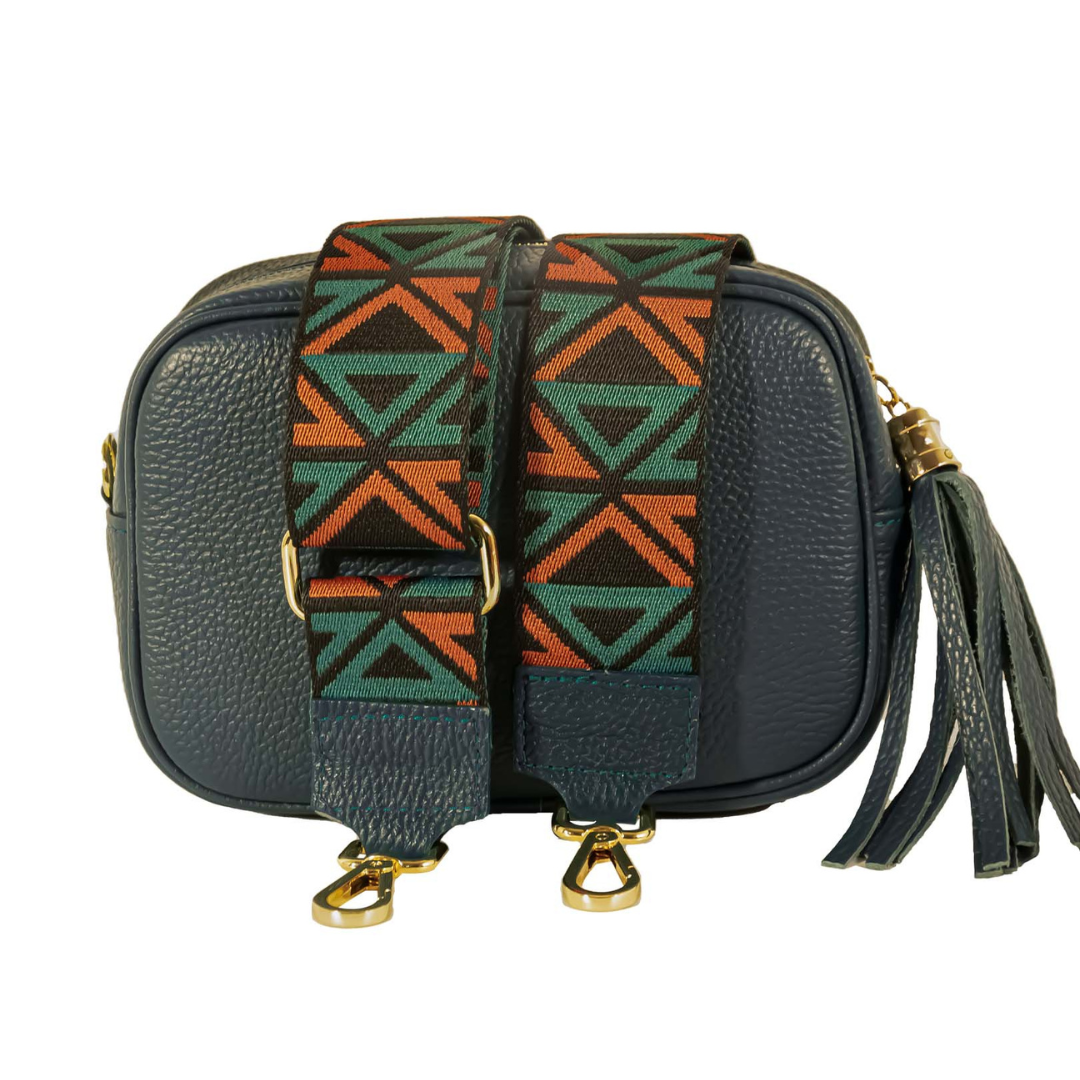 Camera bag TONALITà VERDI con Tracolla Abbinata - 18 Varianti