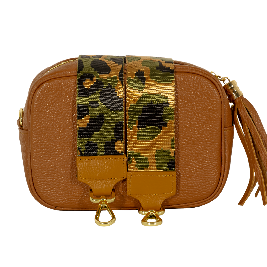 Camera Bag CUOIO con Tracolla Abbinata - 21 Varianti