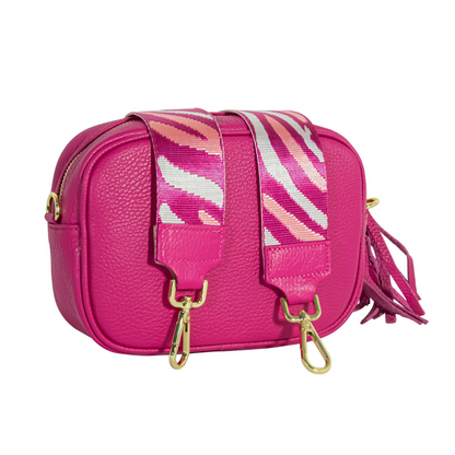 Camera Bag FUCSIA con Tracolla Abbinata - 6 Varianti