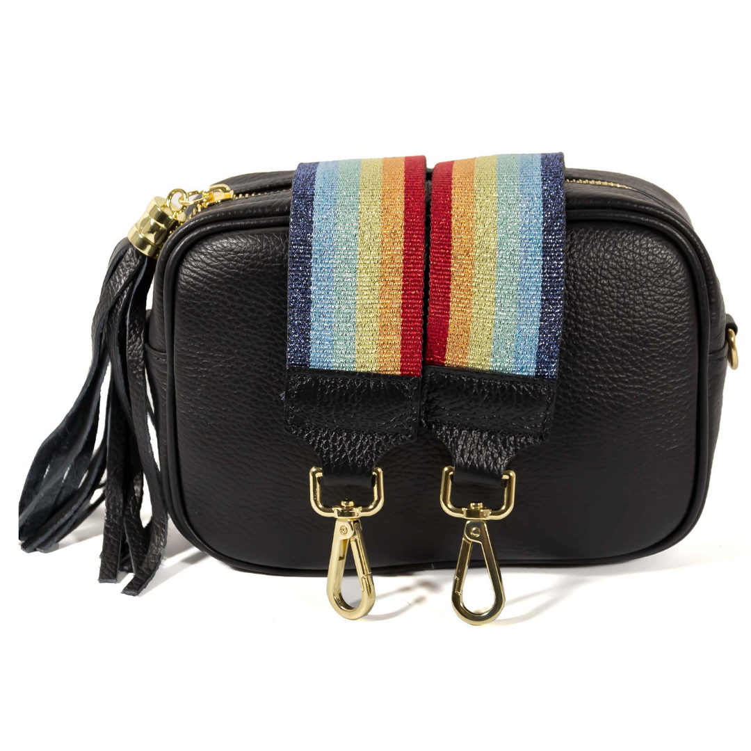 Camera Bag NERA con Tracolla Abbinata - 29 Varianti